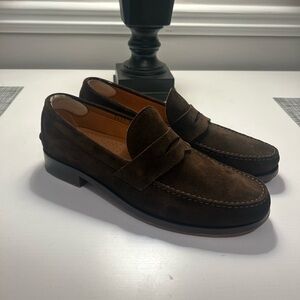 Sid Mashburn Chocolate Suede Loafers